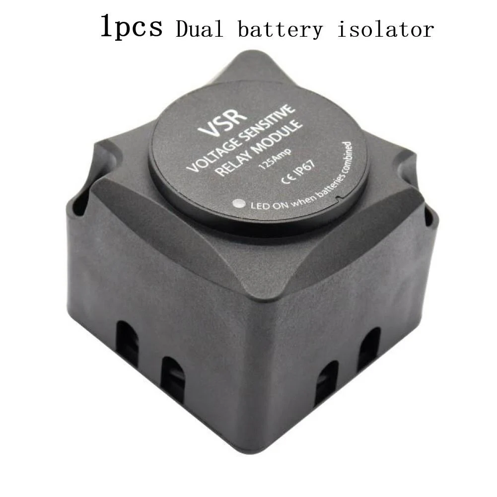 

12V Battery Isolator With LED Indicator Automatic Charging Switch IP67 Waterproof Dustproof For 12V Car RV Ship Protable Switch