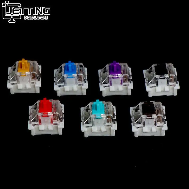 

10pcs Switches Mechanical Keyboard Switch 3Pin Silent Clicky Linear Tactile Similar Holy Panda Switch Lube RGB Gaming MX Switch