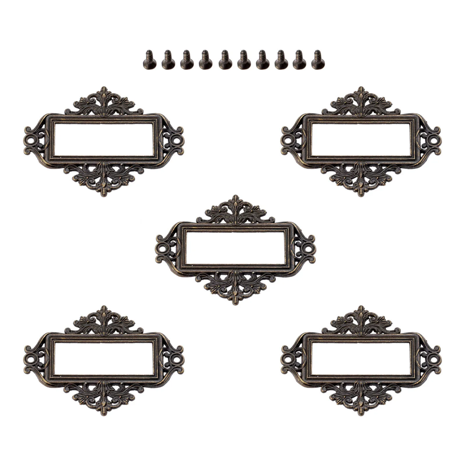 

Ручки для шкафов из цинкового сплава, античная бронза, 5 шт.