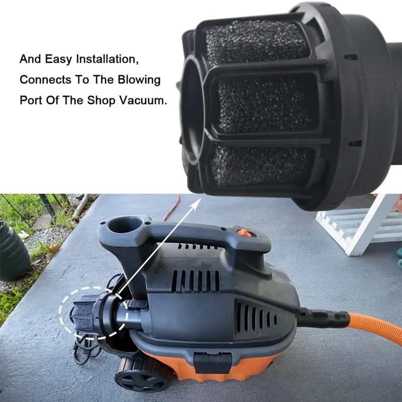 2-1/2-Inch Vacs Vacuum Diffuser Muffler Wet/Dry Vac Attachment CMXZVBE38660 For Craftsman Shop