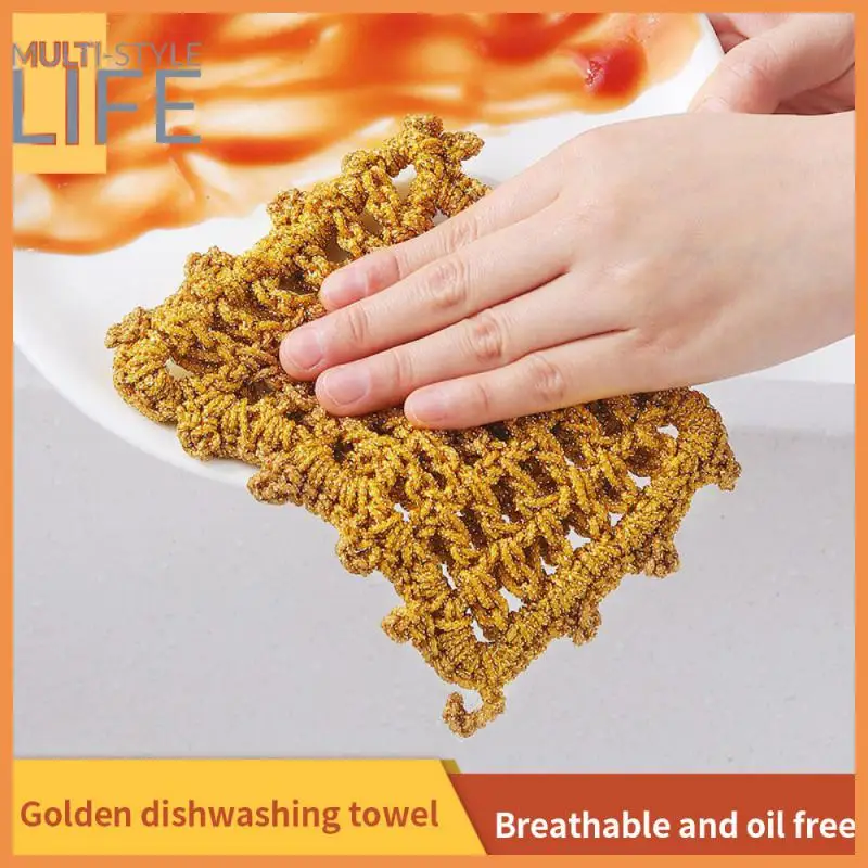 

Cleaning Is More Convenient Dishwashing Towel High-quality Materials Cotton Cloth With A Lanyard More Comfortable Kitchen