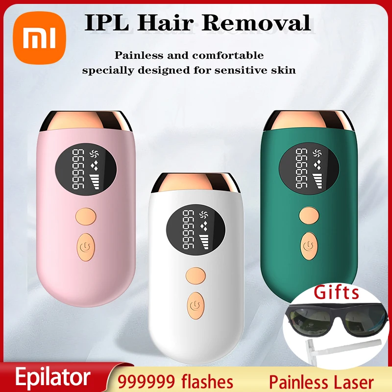 

Xiaomi Youpin 2022 New Laser Epilator IPL Hair Removal for Women 999999 Flash Permanent Painless Body Photoepilator Depilador