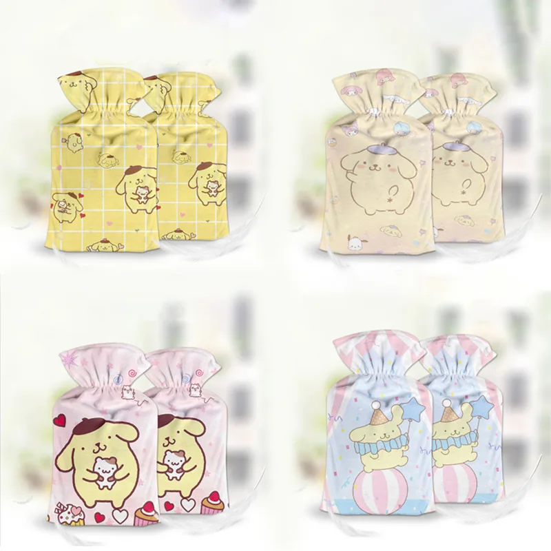 

Новинка Sanrio Мультяшные помпоны Purin наполненные водой сумки для горячей воды грелки для рук Рождественский подарок для друзей и семьи оптова...