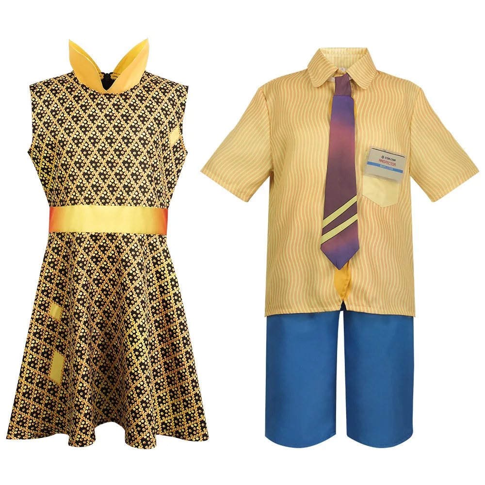 Костюм для косплея Элементаль фильма Wate Elemental Fire платье девочек комплект рубашек