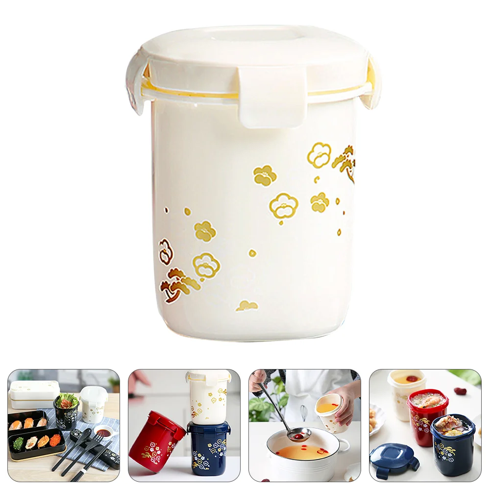 

Soup Microwave Mug Jar Cup Insulated Container Sealed Box Cups Containers Leakproof Lunch Bowl Porridge Hot Tank Student Bento