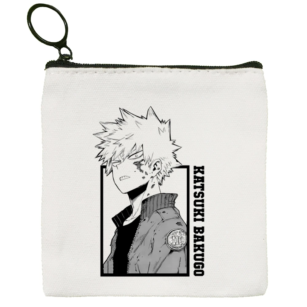 Boku No My Hero Academia Himiko Toga Canvas Coin Purse Coin Purse Collection Canvas Bag Small Wallet Zipper Key Bag Hand Gift