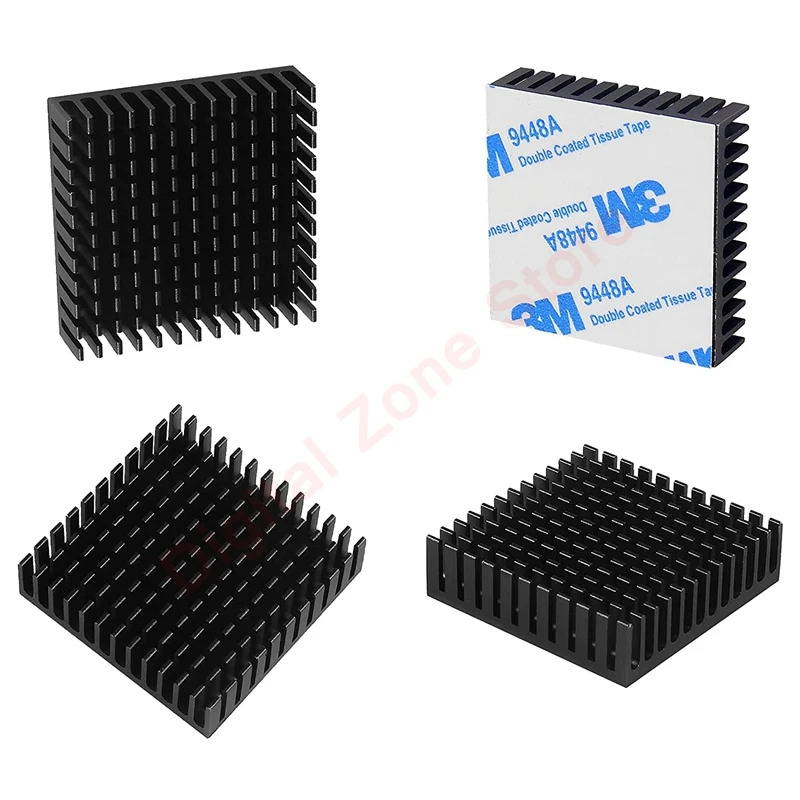 3 Sets 3D Printer Nema17 Stepper Motor Steel and Rubber Vibration Dampers with Heat Sinks Kit for Creality CR-10 10S Ender - купить по
