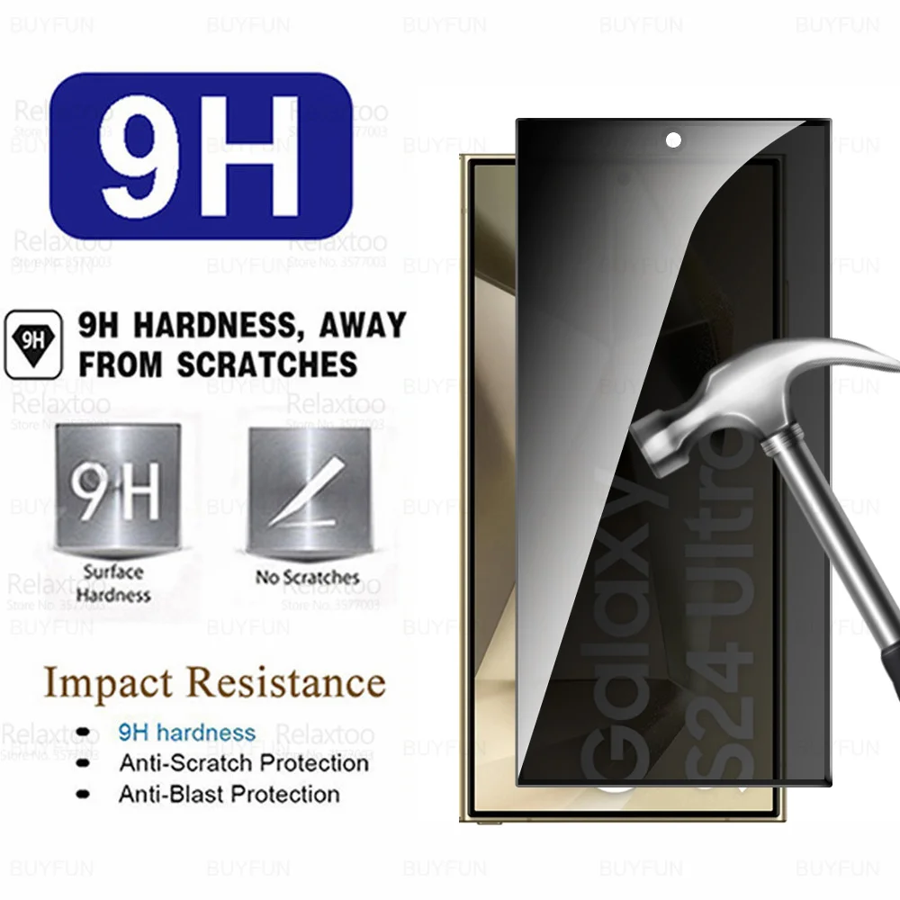 Для Samsung Galaxy S24 Ultra тонированное стекло 2 шт. закаленное S 24 Plus + S24Plus S24Ultra 5G защита