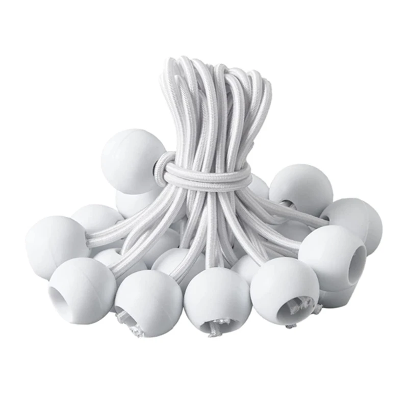 

Bungie Cord Balls Heavy Duty Tie Down Strap Cord for Camping Shelter Tent Poles Drop Shipping
