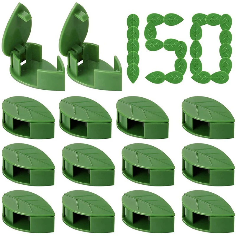 

Practical Plant Climbing Wall Fixture Clips Leaf Shape Self-Adhesive Hook Vines Traction Holder Supporting Wire Clip