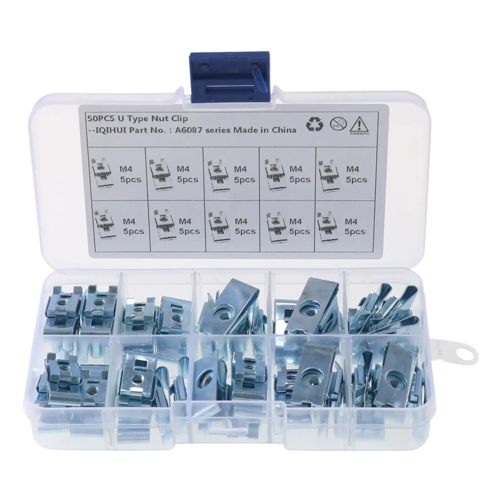 

50 Pieces nuts Clips Replacement Accessory Carbon Repair