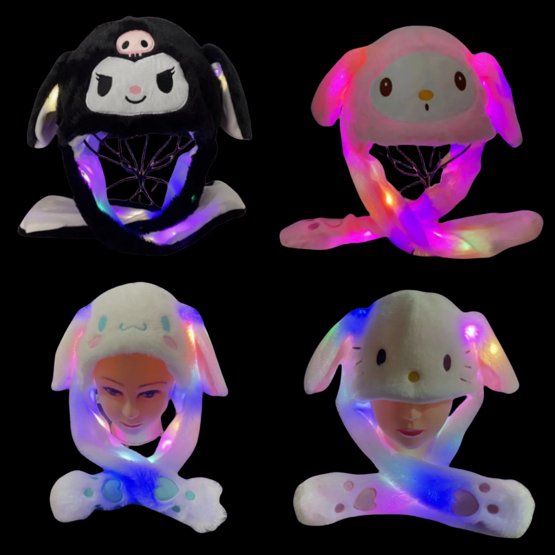 Плюшевая шапка Sanrio My Melody Kuromi