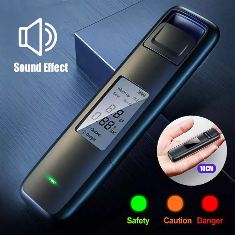 

Digital Breath Alcohol Tester Professional Alcohol Tester Drunk Driving Analyzer