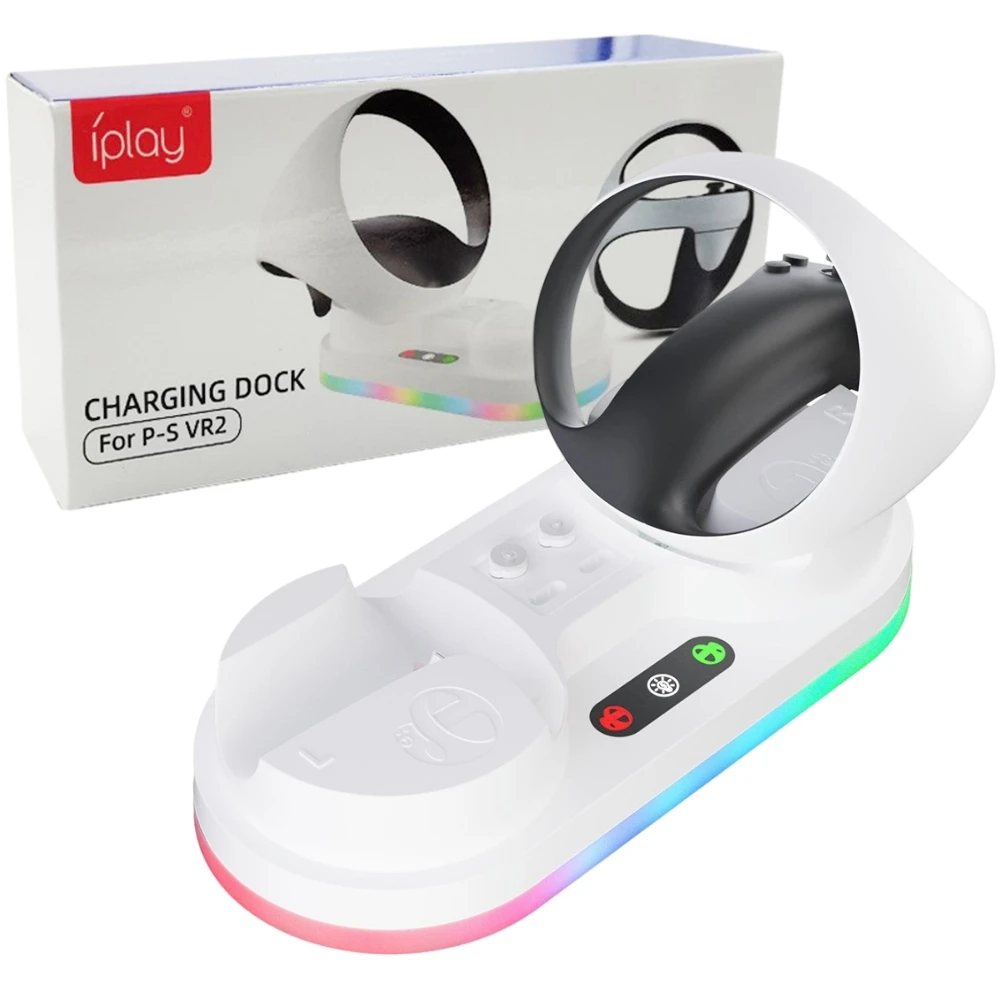 

Charging Station Base for PS VR2 Controller with LED Indicator VR Headset Display Stand VR Devices Accessories for PS VR2 Handle