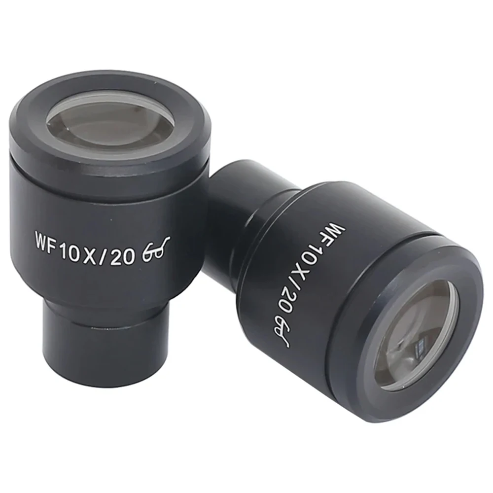 2 шт. WF10X окуляр микроскопа с высокой точкой зрения 20 мм/18 мм монтаж окуляра 23 для
