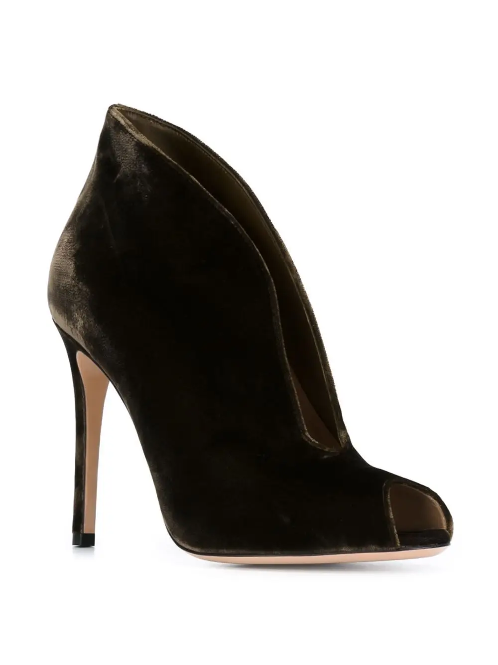 

Pereira Women Ankle Boots Sexy Velvet Shell Shape Peep Toe Party Shoes Ladies Stiletto Woman Thin High Heel Shoes