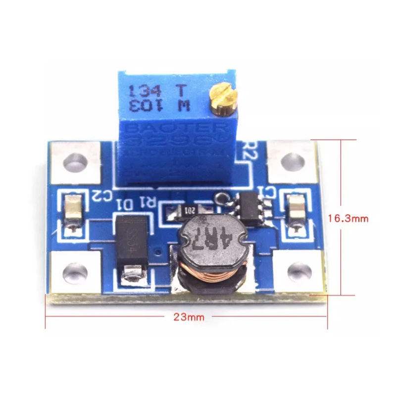1-10 шт. MT3608 SX1308 Регулируемый повышающий модуль DC-DC повышающий преобразователь 2A 2 В-24 В до 5 В 9 В 12 В 28 В плата повышающего источника питания