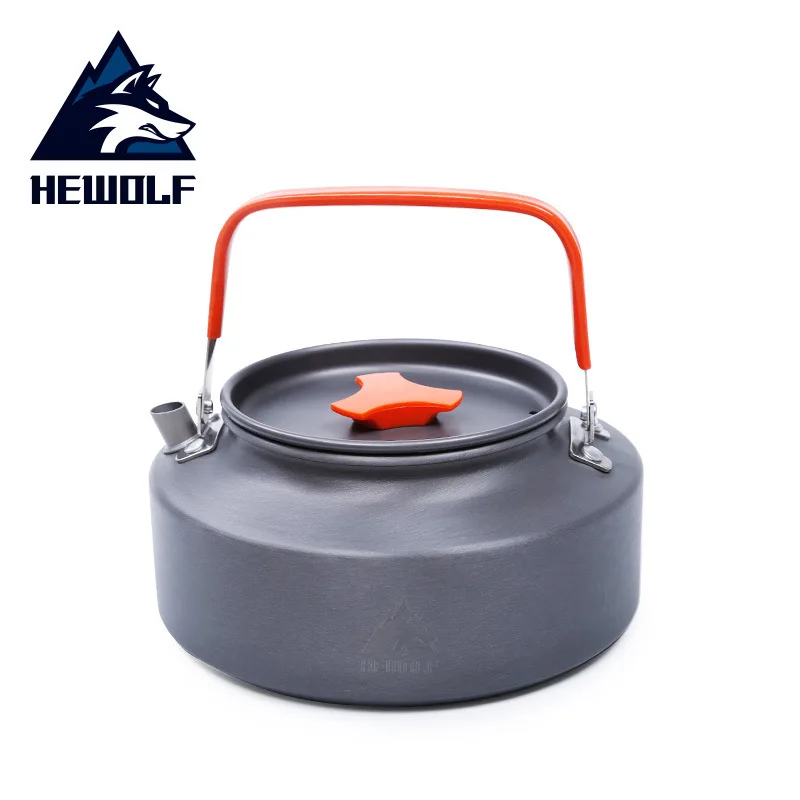 

Hewolf Aluminum Alloy Portable Kettle Water Pot Teapot Coffee Pot Tableware Cookware Outdoor Camping Hiking Picnic