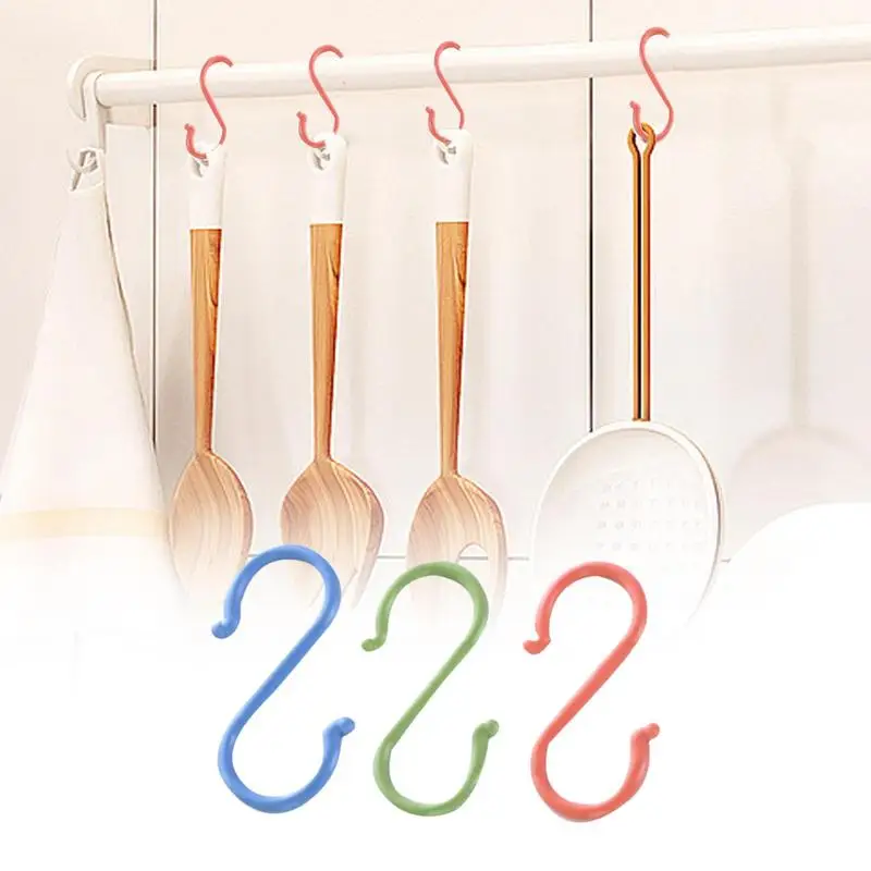 

S Hook Hang S Shaped Hang Hooks Hangers For Closet Rod Portable S Shaped Hooks Utility Hangers For Kitchen Bathroom Work Shop