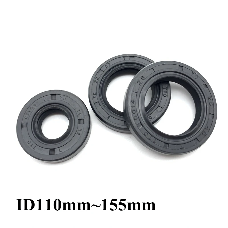 

ID: 110 - 125 mm OD: 125mm - 160mm Height: 12mm - 15mm TC/FB/TG4 Skeleton Oil Seal Rings NBR Double Lip Seal for Rotation Shaft