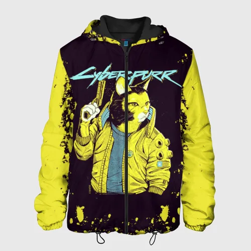 Мужская куртка 3D CyberPunk 2077 |