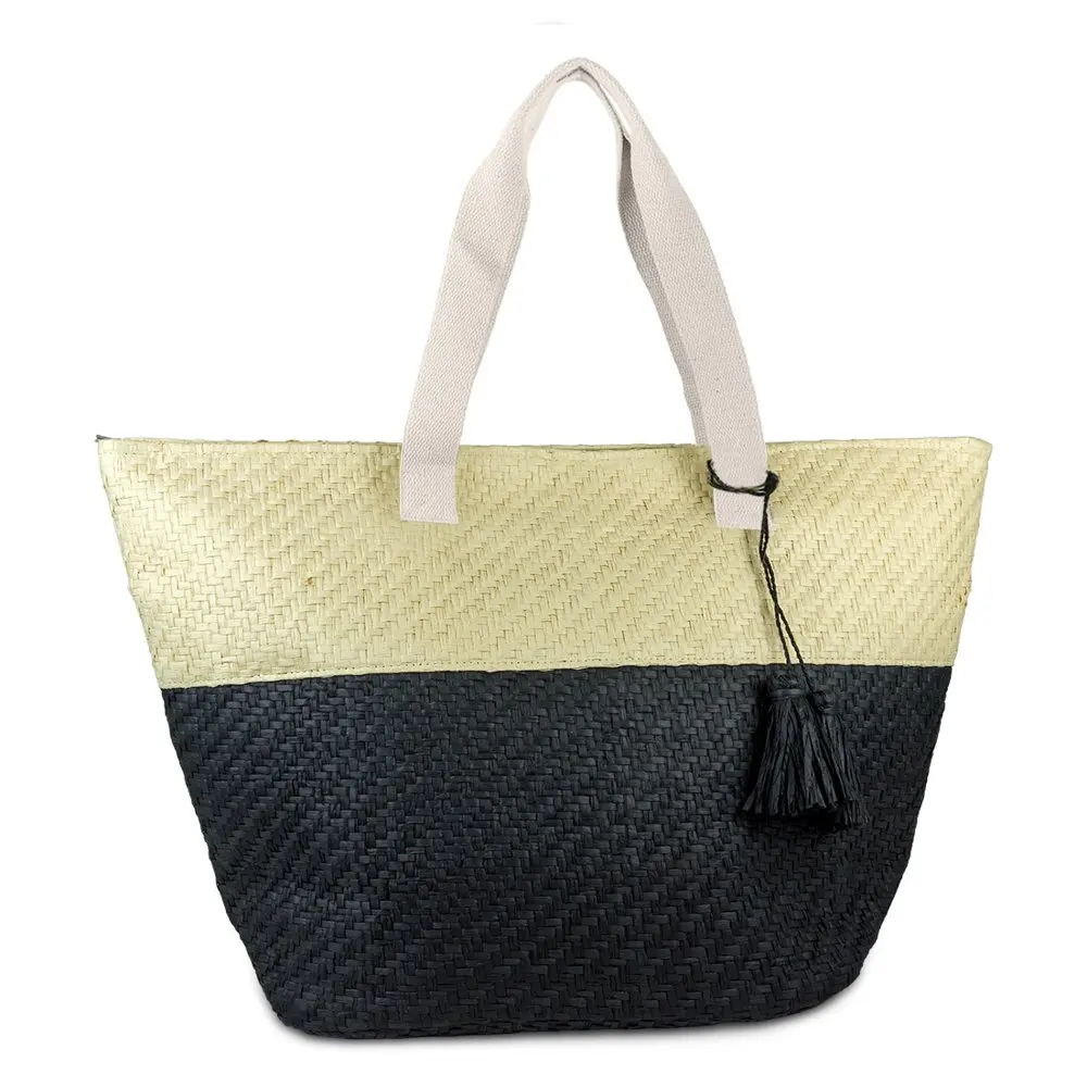 2023 NEW Women`s Adult Insulated Beach Tote Bag with Tassel Natural Gold fast shipping