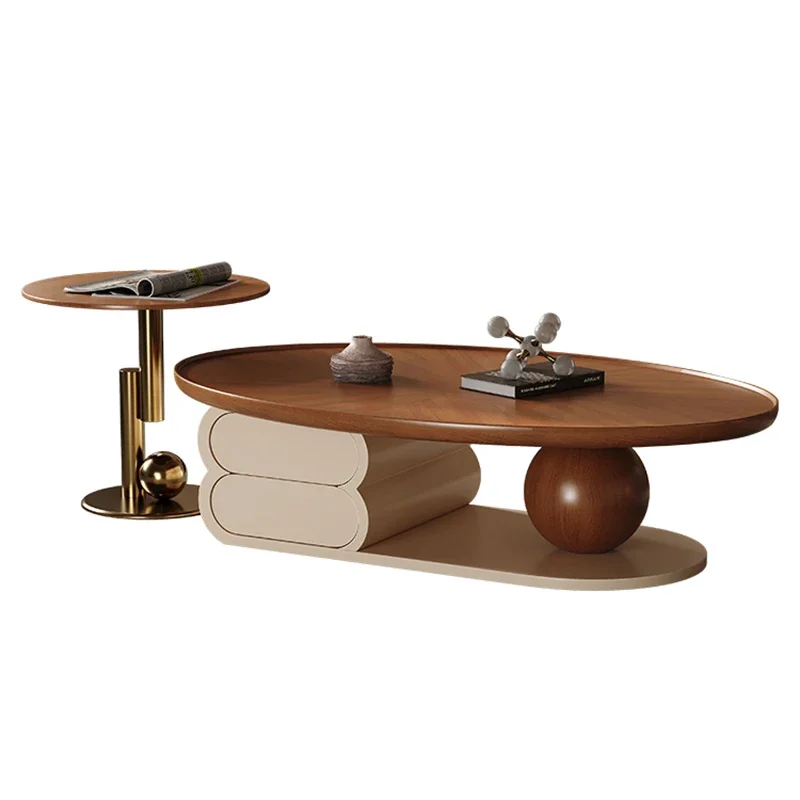 Минималистичный стоячий кофейный столик античный японский роскошный боковой