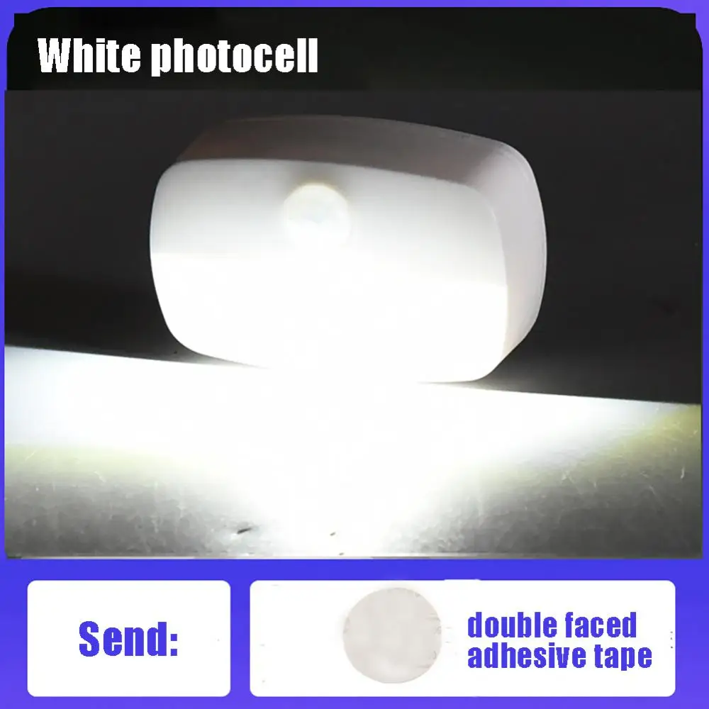 

Wireless Human Body Induction Night Light Energy-saving Portable Wireless Kitchen Bedroom Closet Light Battery Powered Mini