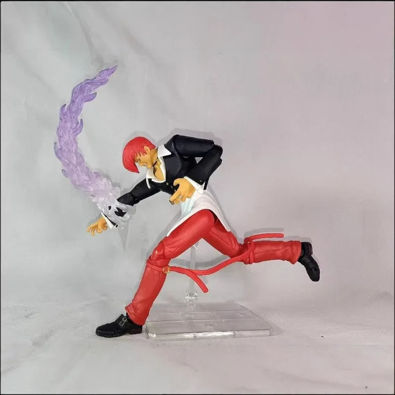King Of Fighters ➘ Аниме Фигурки Iori Yagami Фигурка Штормовая игрушка Статуя