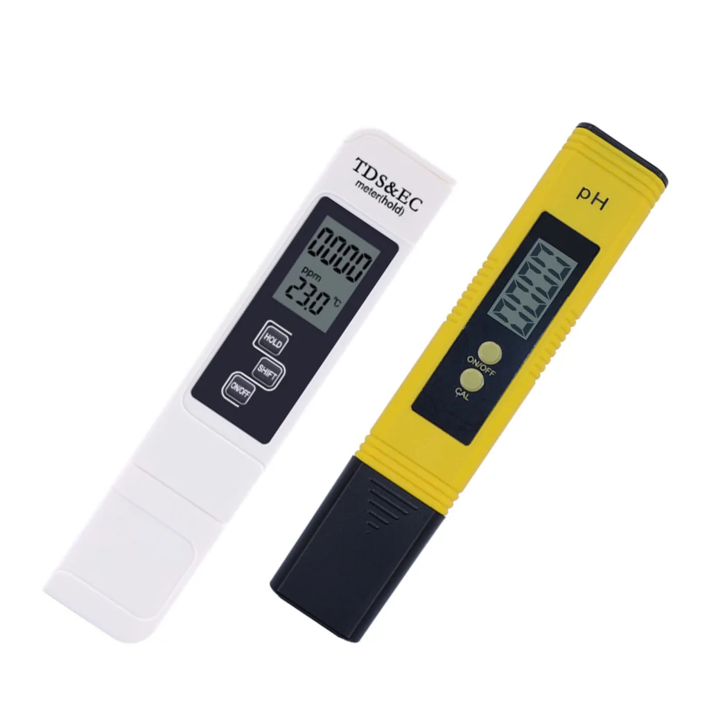 

PH-метр 0-9999ppm 0-14PH цифровой тестер питьевой воды аквариум Рыбалка Высокая точность портативный тестер измерения ручка