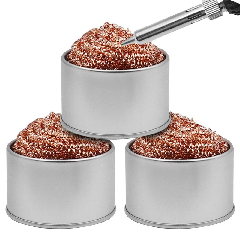 

Мяч для очистки паяльника, сетчатый фильтр для паяльника, наконечник сопла для очистки медной проволоки, металлический зеркальный чистящий мяч