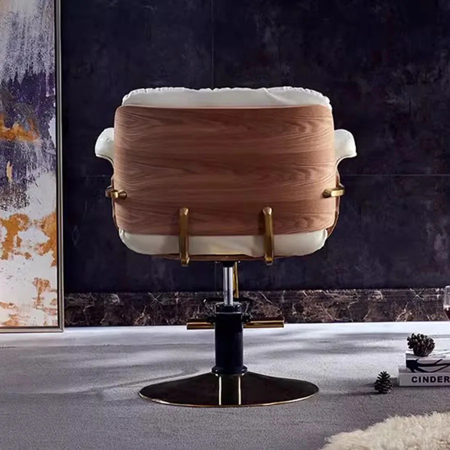 Профессиональные парикмахерские стулья розовое золото оборудование для