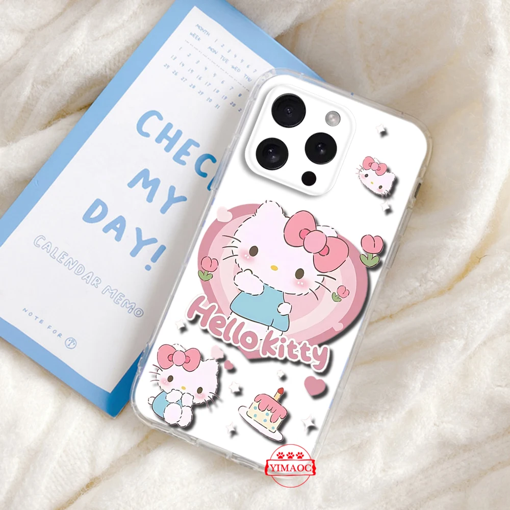 Мягкий чехол hello kitty для Samsung A7 A70 A71 A72 A8 A9 J2 J4 J5 J6 J7 J9 M30S M31 M51 M23 A04 A14 A23 A34 A54
