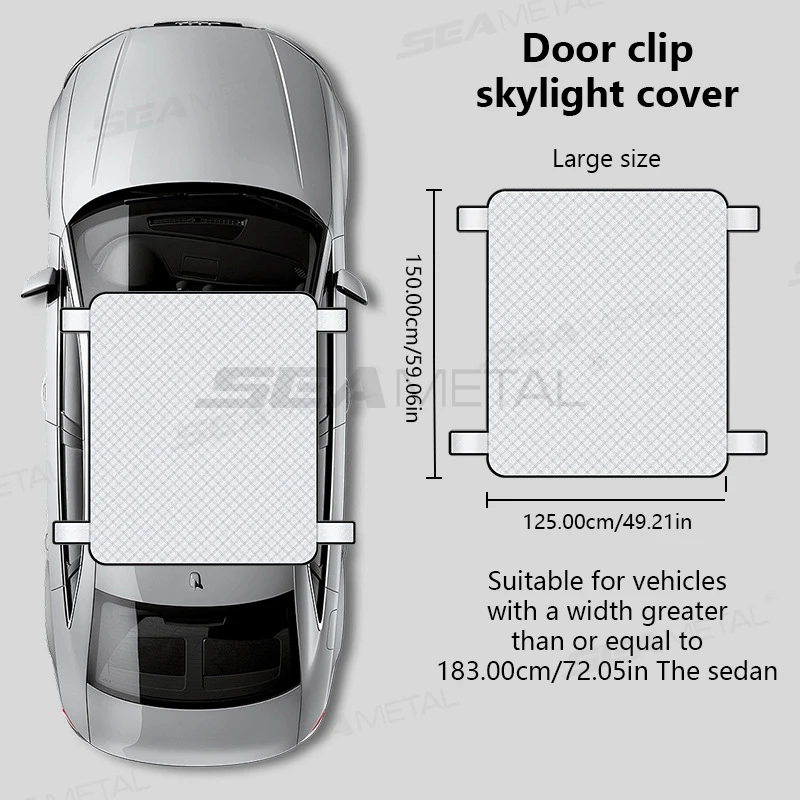 

Солнцезащитный Козырек Для Крыши Автомобиля SEAMETAL, Водонепроницаемый, Защита От Льда И Снега, Для Внедорожников И Седанов