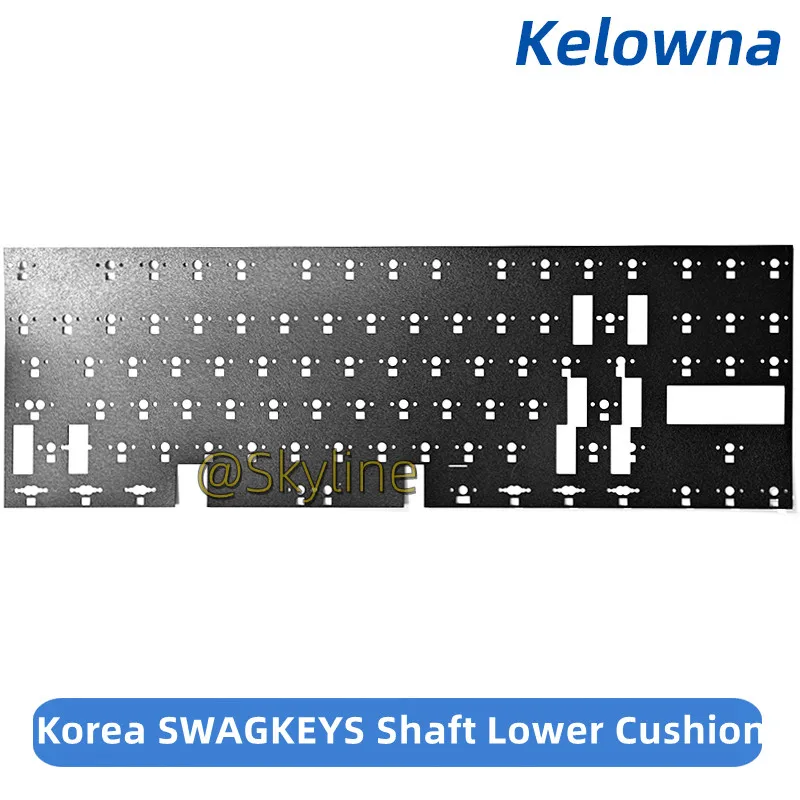 

[В наличии] kelowna импортированные из Южной Кореи SWAGKEYS Tkl87 полная Горячая заглушка Ixpe вал нижняя подушка высечка без лазера