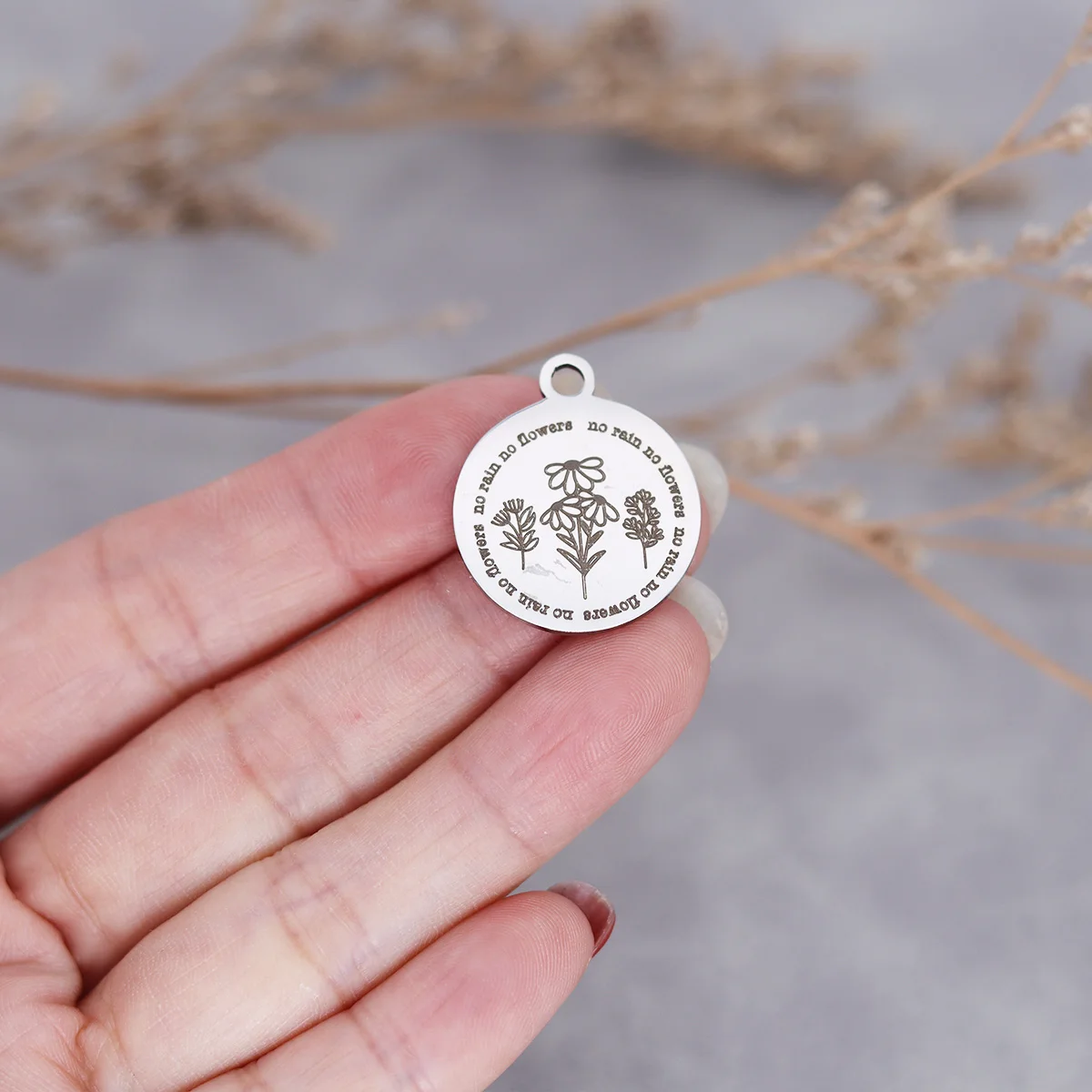 

3 шт./партия, подвески из нержавеющей стали с лазерной гравировкой