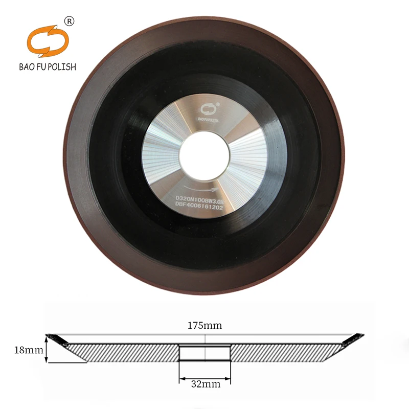 Шлифовальный круг диаметром 175 мм из карбида вольфрама