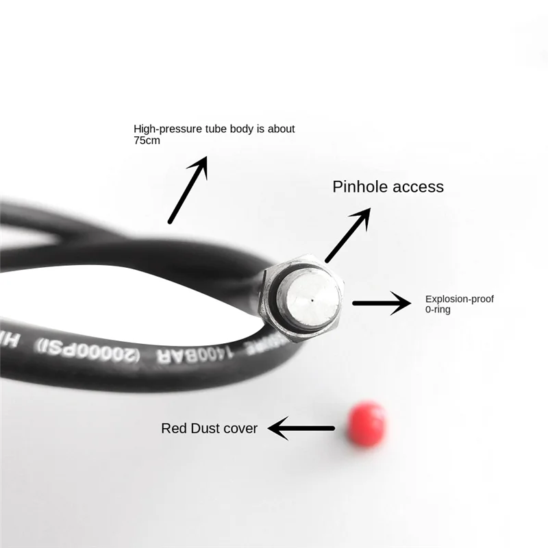 Регулятор для подводного плавания Трубка Шланг высокого давления Замена