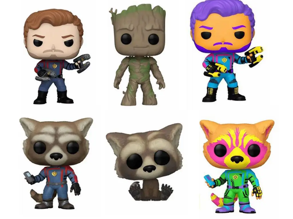 Funko pop стражи Галактики 3 New Star lord 1201 #1240 # Rocket 1202 #1208 #1241 Groot 1203 модель детских игрушек