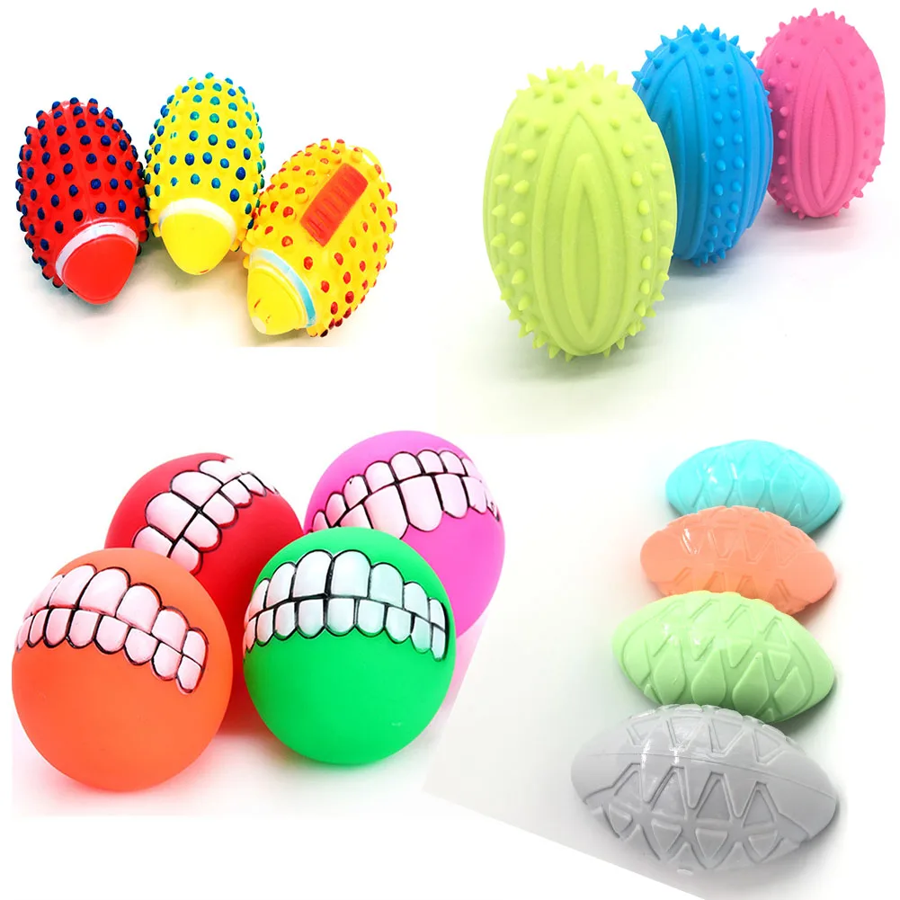 

Pet Supplies Popular Sounding Ball Dog Toy Vinyl Pet Toys Resistant to Bite Molars Teeth Cleaning Training Pet Toy Ball Spot