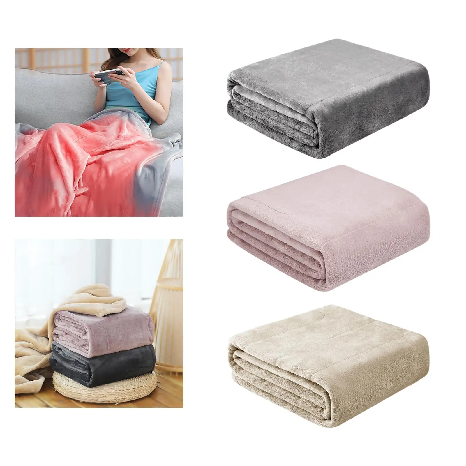 

USB Electric Blanket Thicker Heater Heated Blanket Mattress Thermostat Electric Heating Blanket Winter Body Warmer