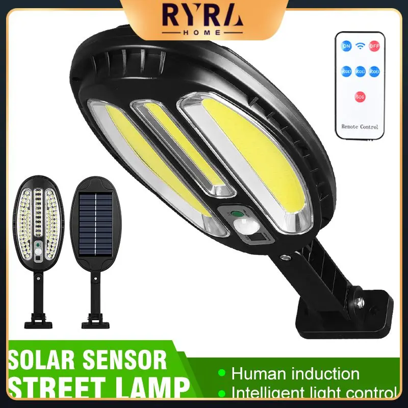 

Solar Sensor Intelligent Wall Light COB/LED Waterproof Human Induction Street Lamp Garden Outdoor Courtyard Sensor Street Light