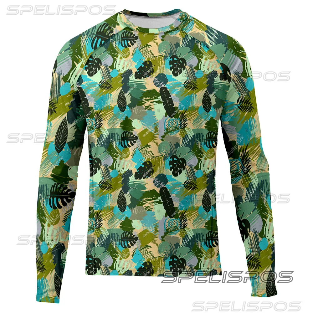 

SPELISPOS Latest Fishing Shirts Quick-drying Long-sleeved Tops Summer Fish T-shirts Outdoor UPF 50+ Sunscreen Breathable Jerseys