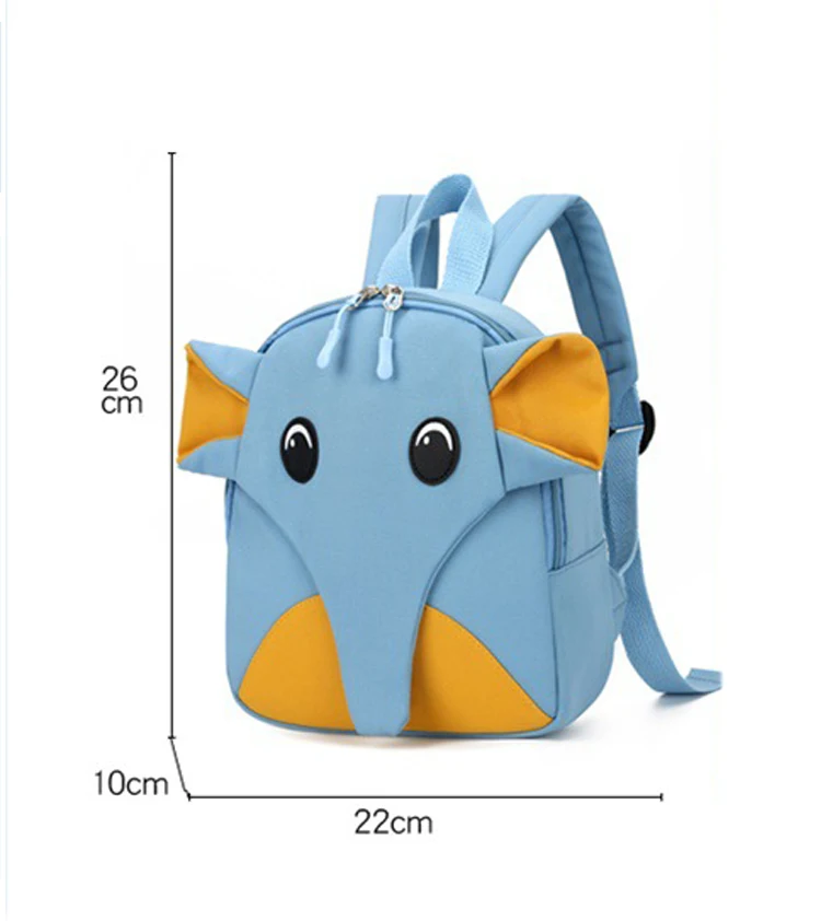 Cute Cartoon Dumbo Baby Safety Harness Backpack Kid Anti-lost Bag Children Toddler Kindergarten School Bag for Girls Boy Mochila