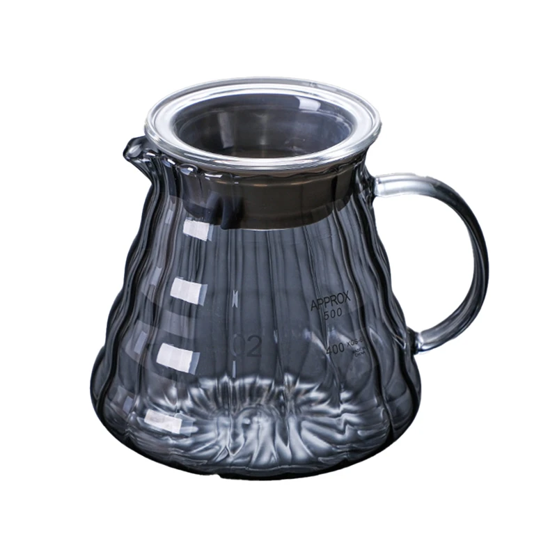 

Glass Ice Pupil Hand-Brewed Coffee Drip Filter Cup Household Coffee Pot Coffee Utensils Set Filter Elements Spare Parts