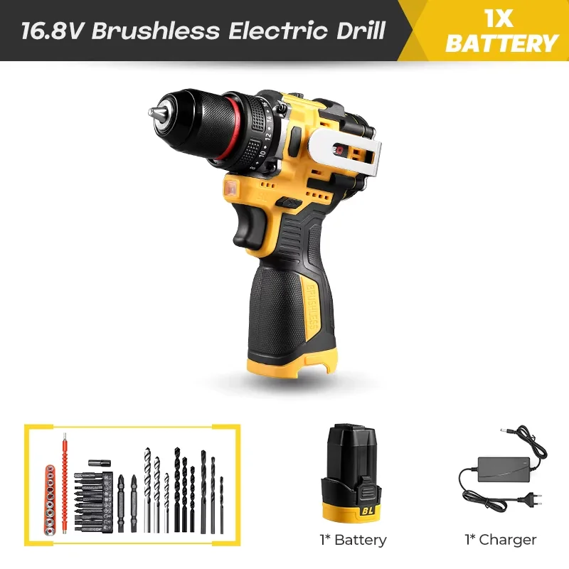 

BABEQ Беспроводная дрель 16,8 В