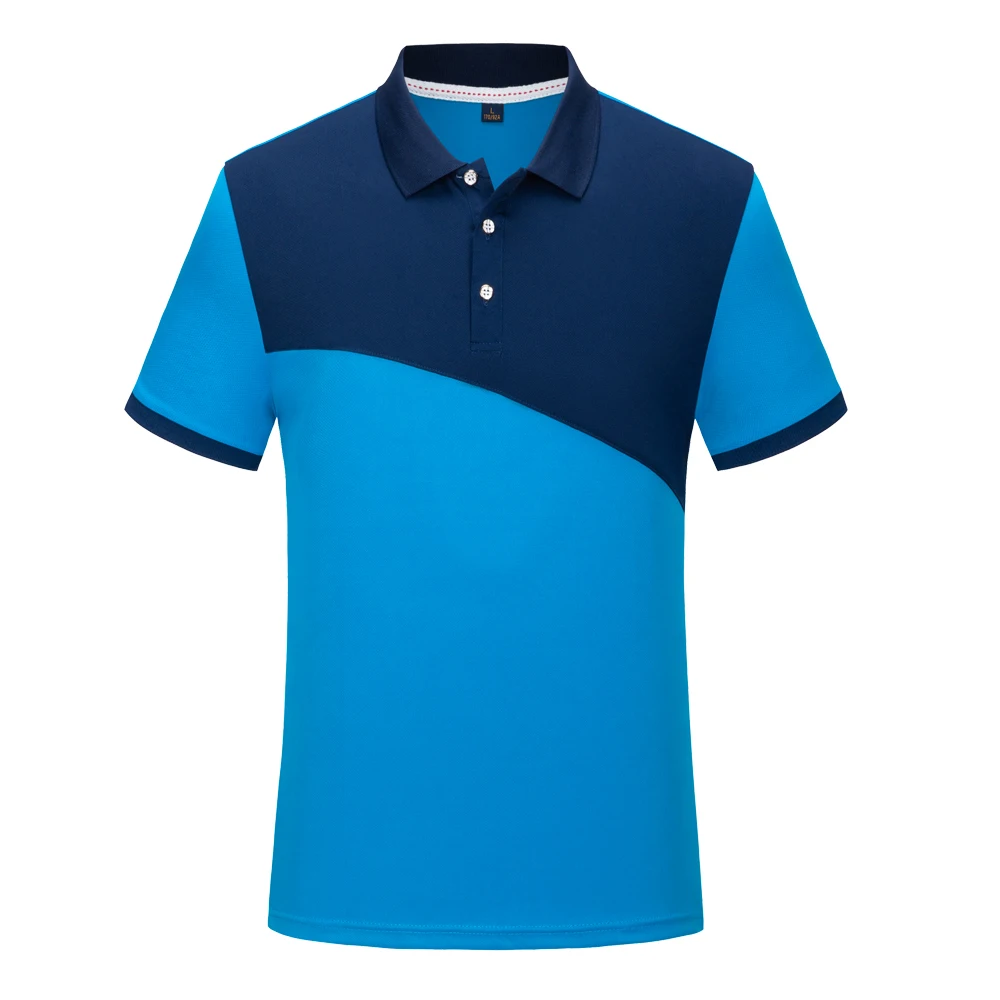 Спортивная летняя мужская рубашка-поло для бадминтона недорогая Повседневная с