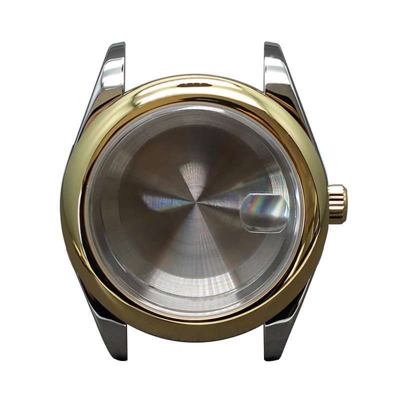 Мужские часы 36 мм 40 детали корпуса с сапфиром для Oyster Seiko NH35 NH36/34/38 4R36 Miyota 8215 8205