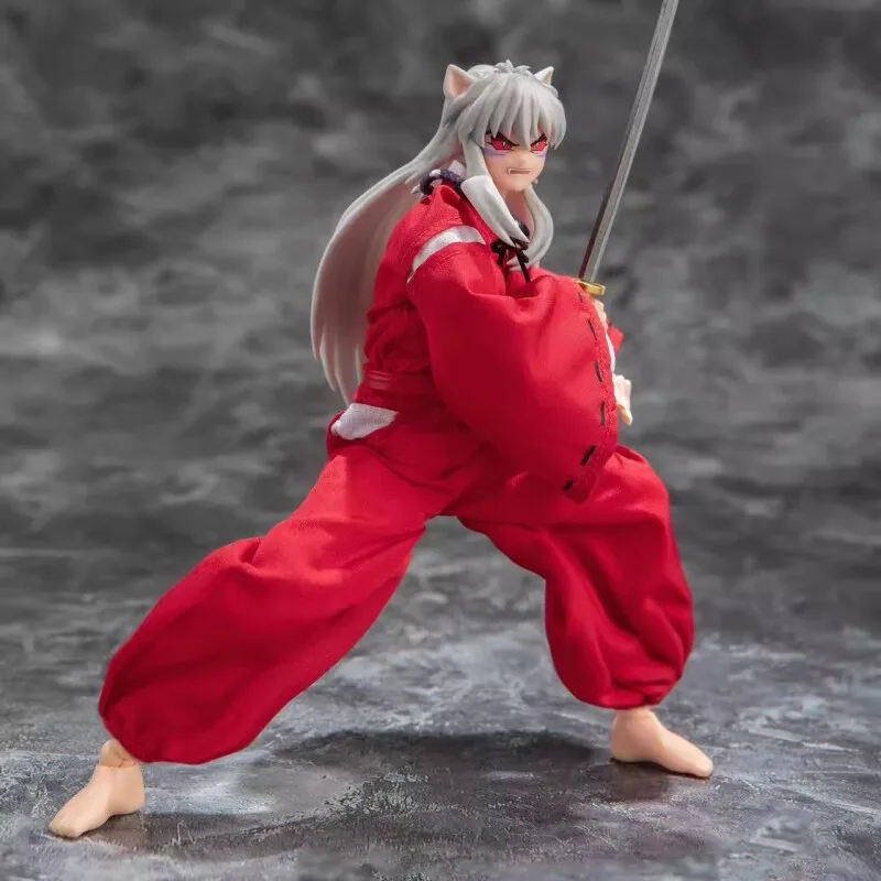 Фото В наличии: Anime-land Dasin Great Toys/GT Inuyasha, масштаб 1/12, 16 см (6 дюймов), SHF S.H.F, фигурка из ПВХ. №4