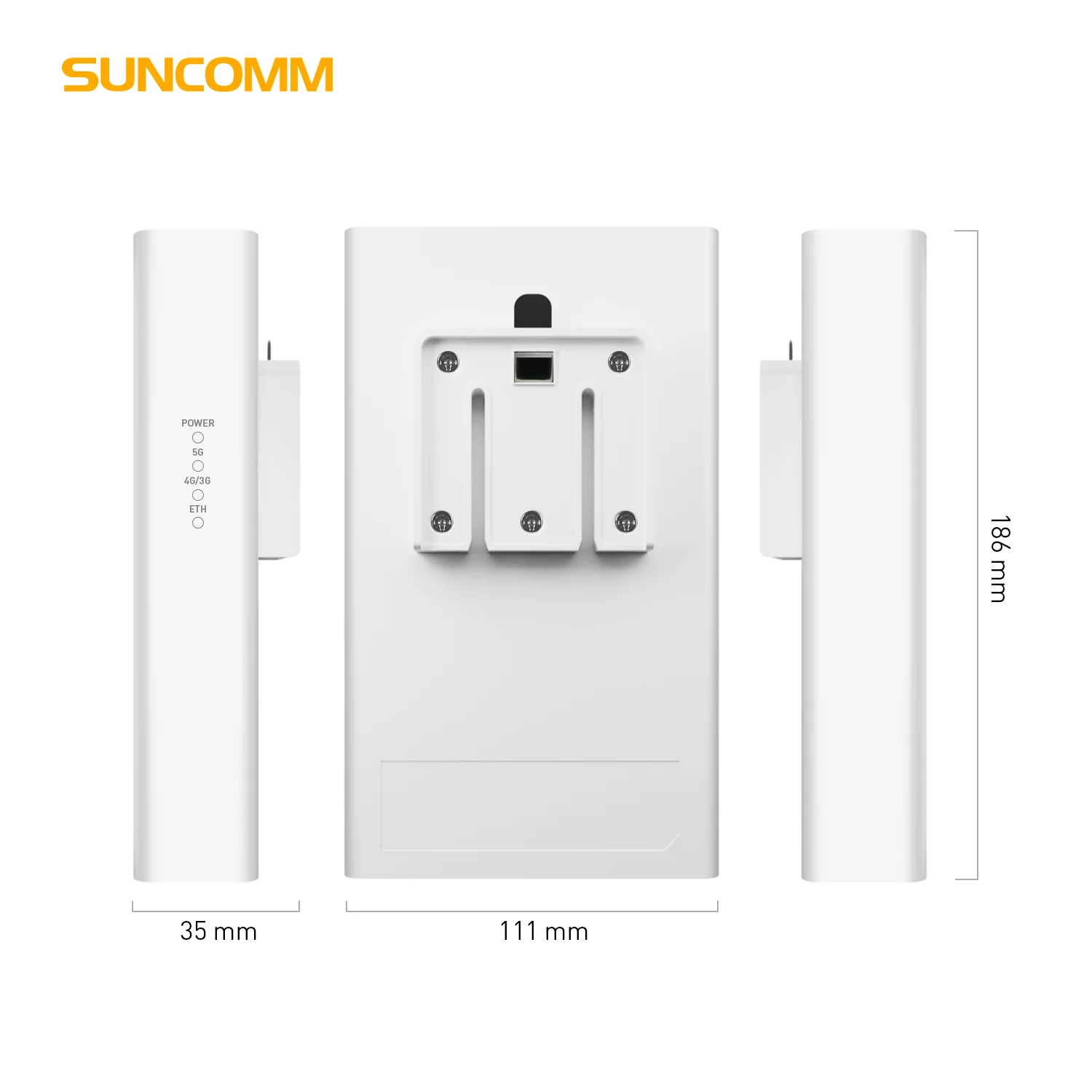 Лидер продаж SUNCOMM 5G ODU высокоскоростная сеть FWA CPE IP65 2 5 Гбит/с Ethernet POE источник